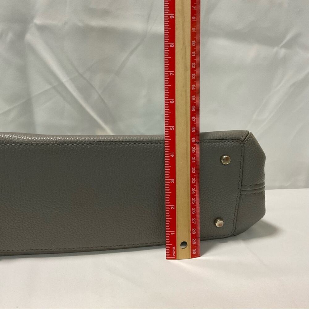 Kate Spade Jackson Street Lottie Leather Handbag Purse Crossbody Gray Classic - Picture 6 of 15